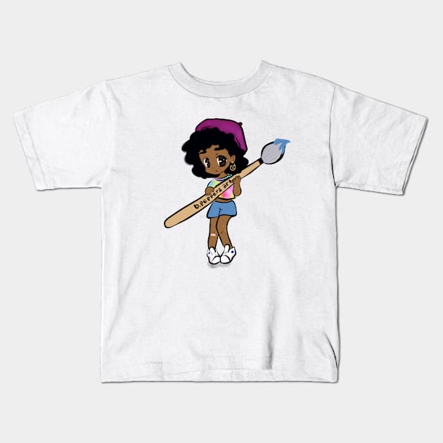 B Peppers Art Kids T-Shirt by bananapeppersart